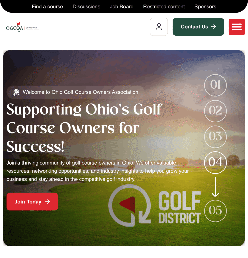 OGCOA | Association Website & Member Platform