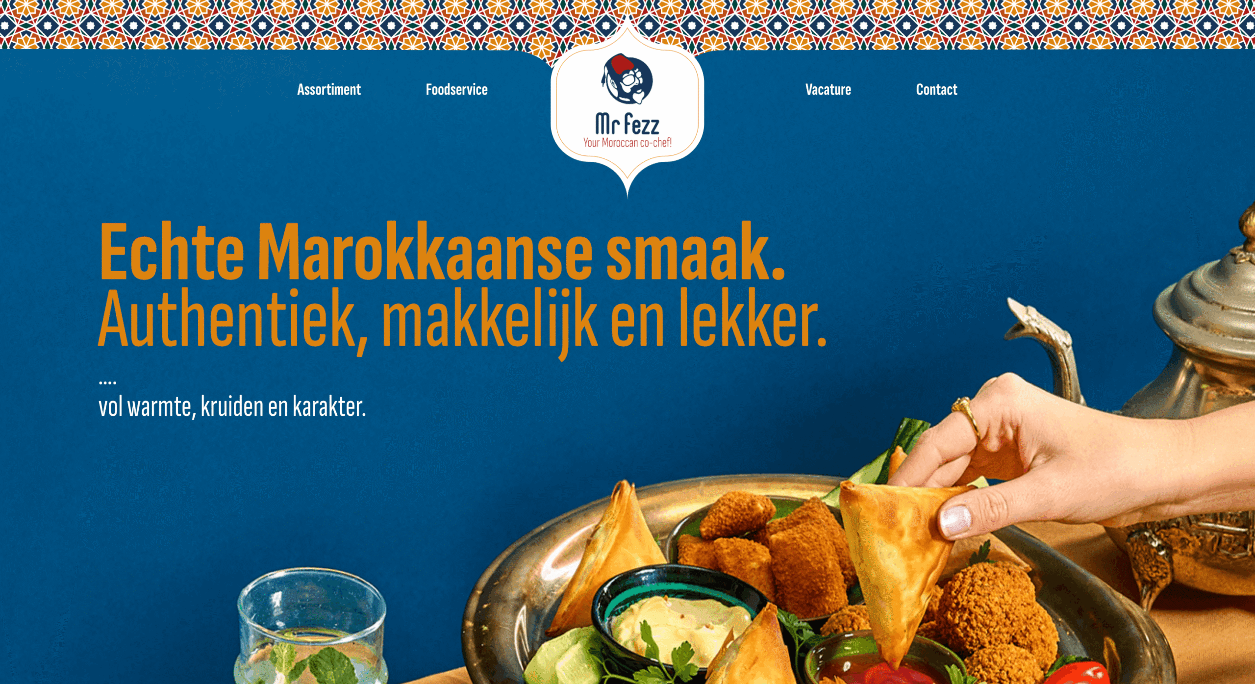 Mr. Fezz | Moroccan Food Brand Website