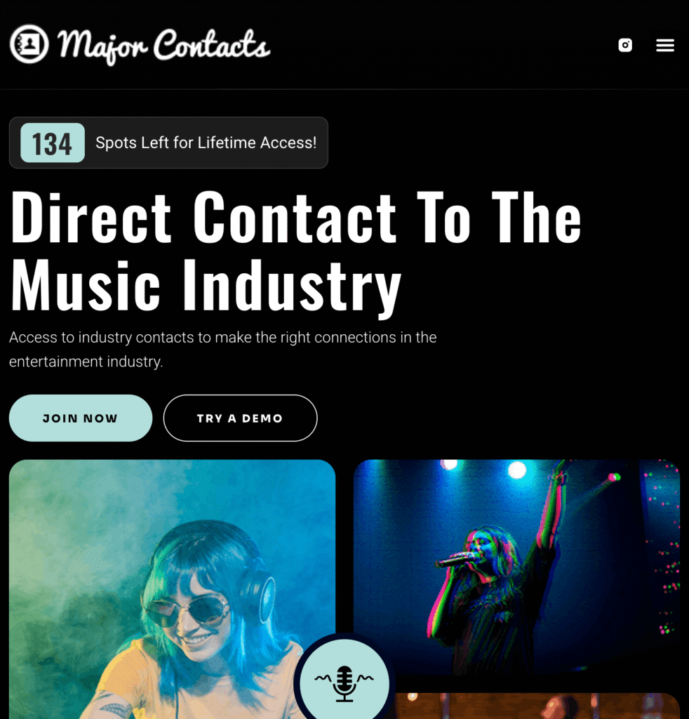 Major Contacts | Music Industry Contact Platform