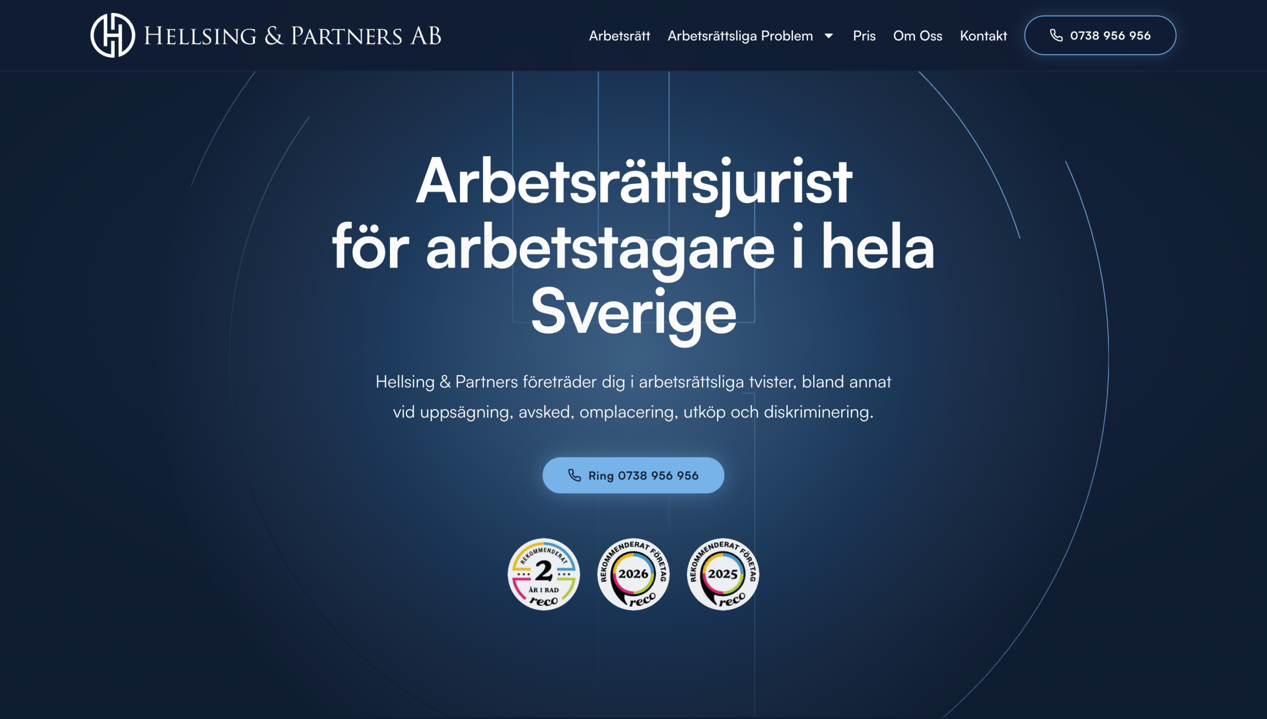Nordic Legal Partners | Swedish Law Firm Website Redesign