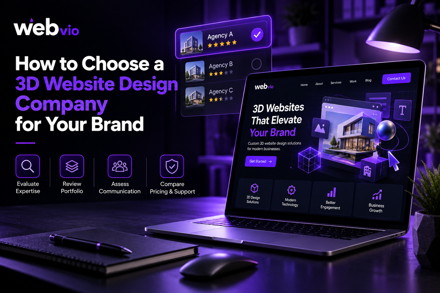How to Choose a 3D Website Design Company for Your Brand